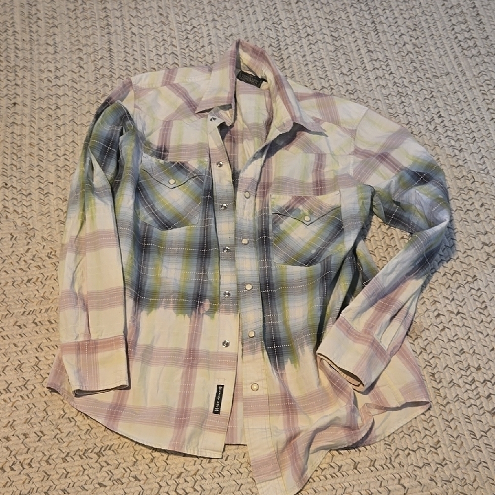 Lucky Brand Multicolor Plaid Button-Up Shirt